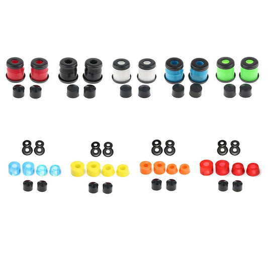 1 Set Skateboard Truck Rebuild Kit Bushing With Washers, Pivot Cups, and Shock Absorber (5-Inch)