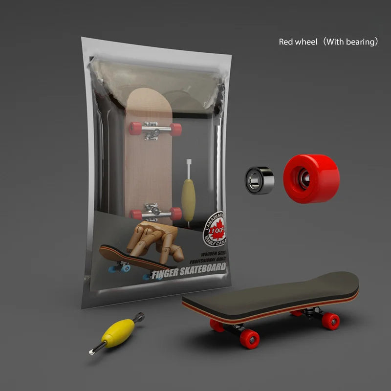 Professional Finger Skateboard Fingertip Toy (Five-Layer Maple Wood)