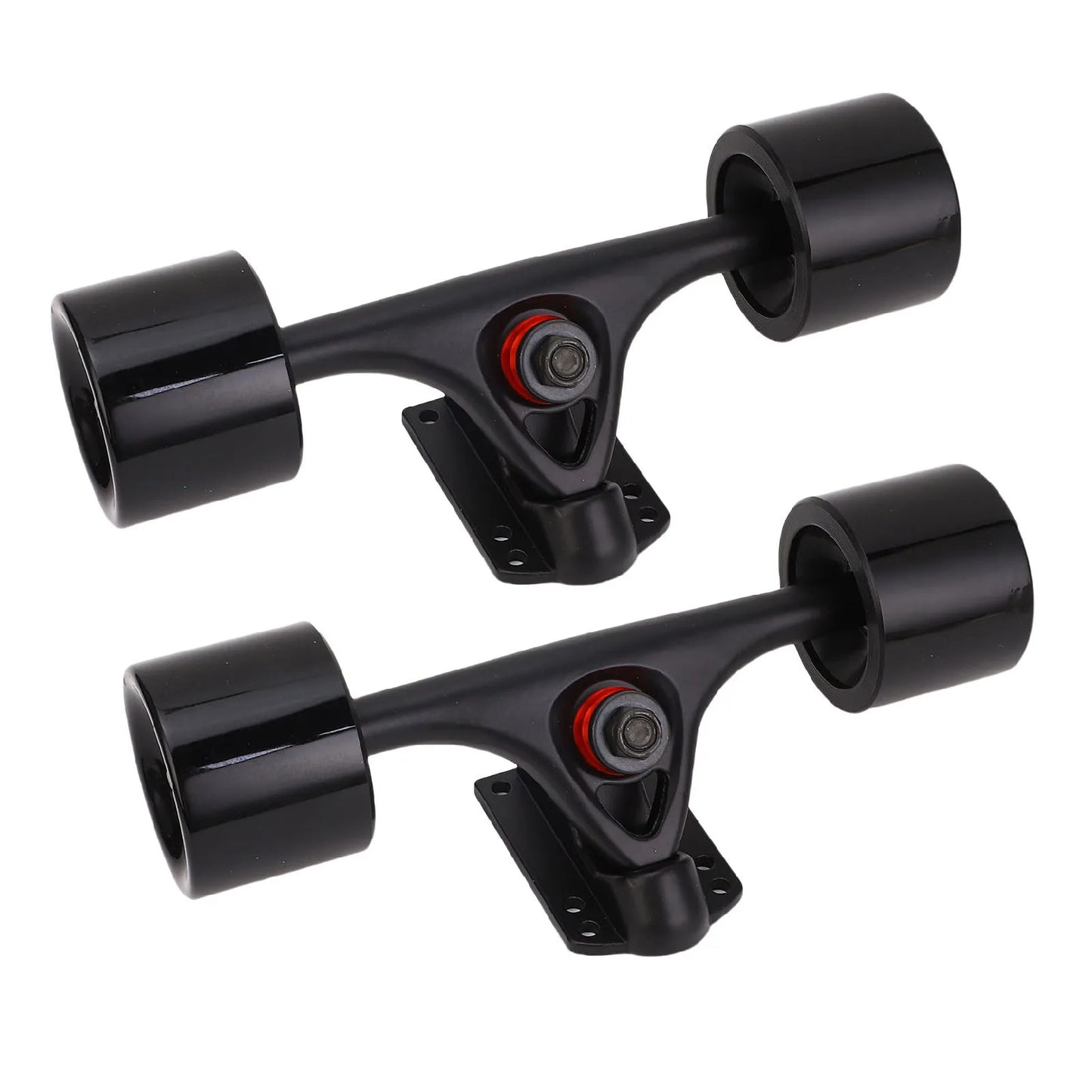 7-Inch Aluminum Alloy Skateboard Trucks with Wheels (65 x 51mm)