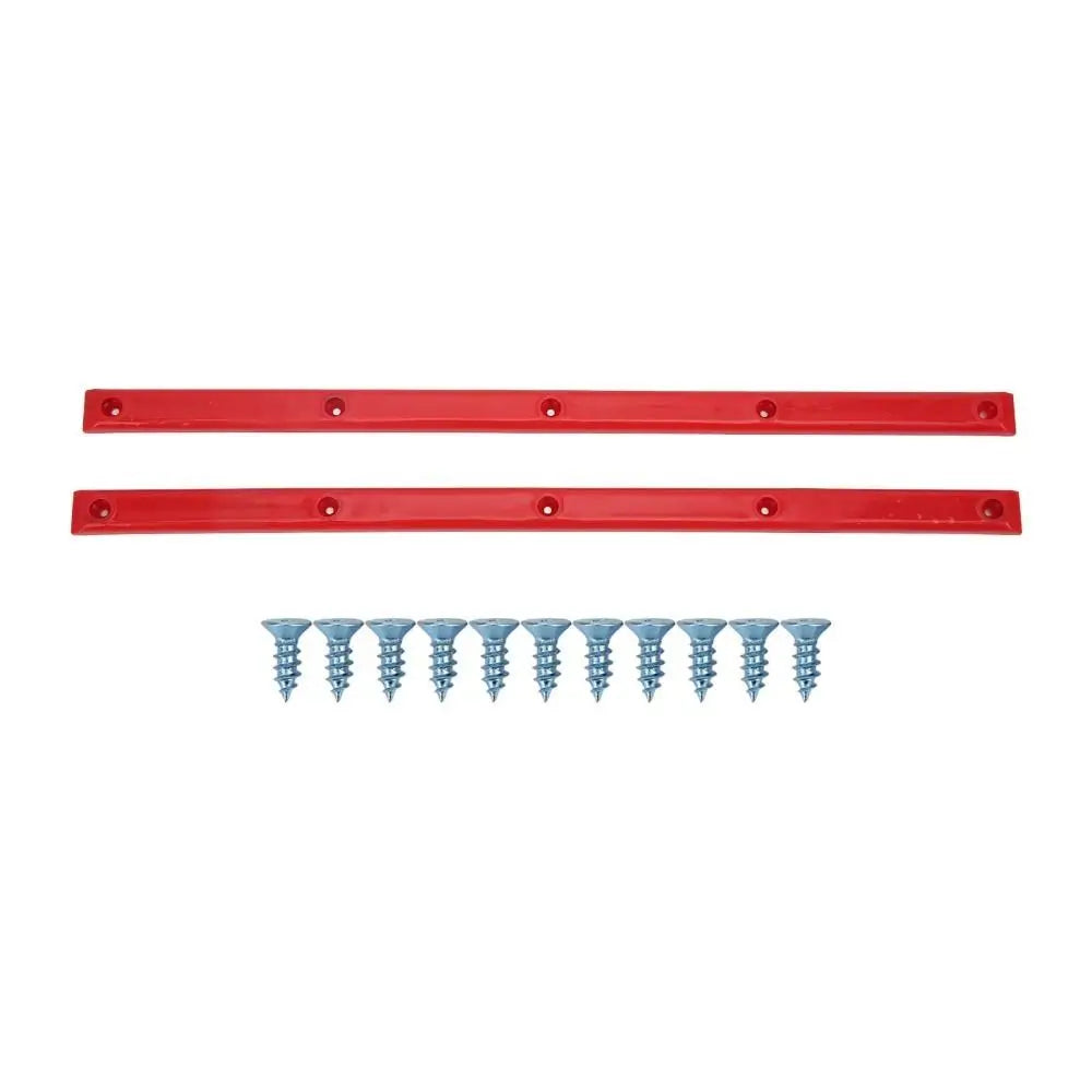 2-Piece Durable ABS Rib Bones, Rails, Colorful, Skateboard Rail Guards (36.5 x 1.7 cm)