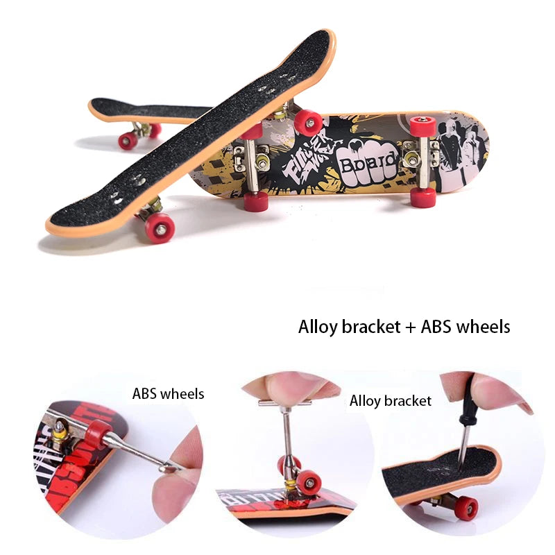 DIY Finger Skateboard Scene Venue Combination Sets Skate Park Ramp Parts Professional Tech Deck Novelty Toys Gift For Kids Child
