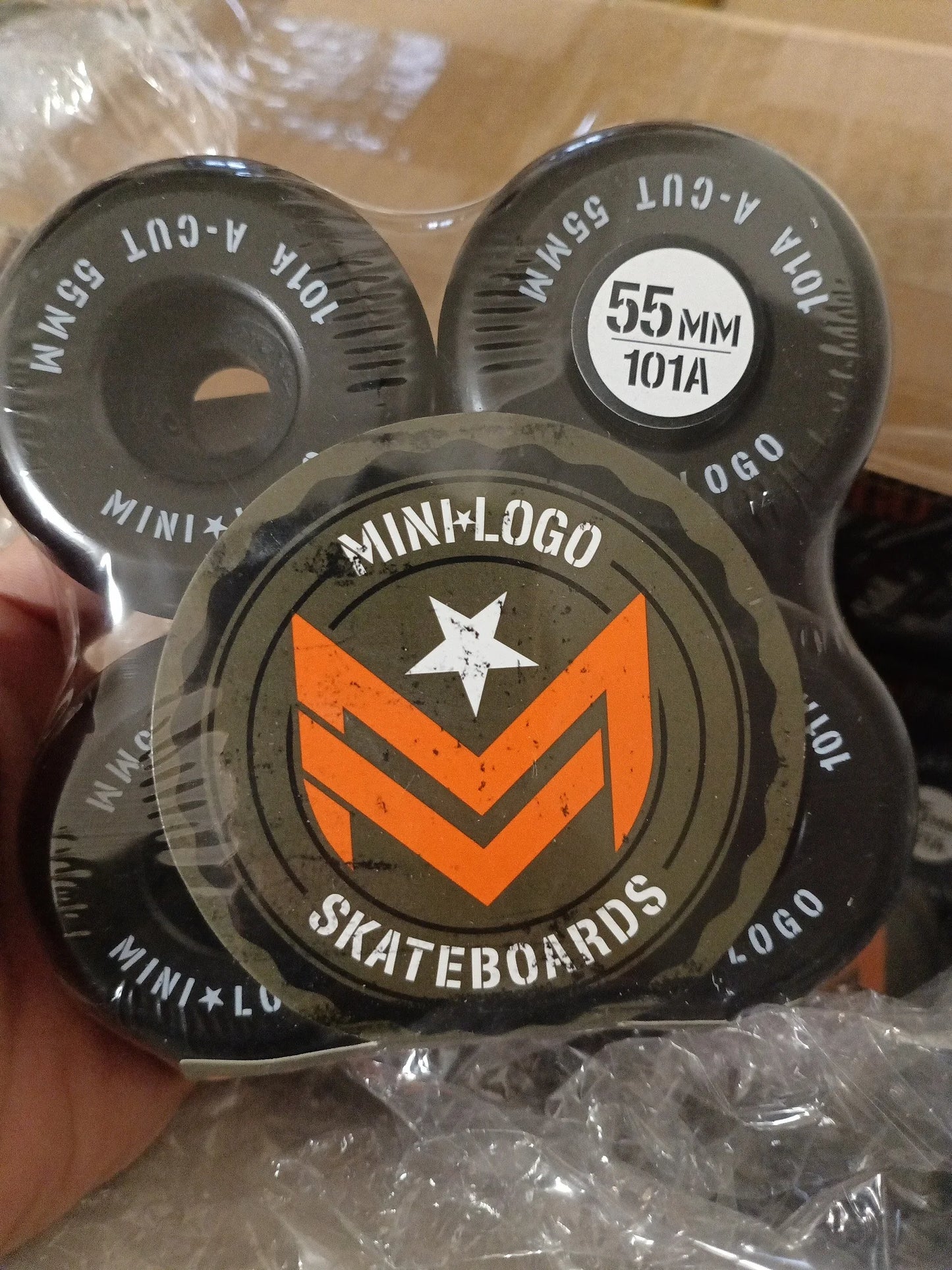 Mini Logo Skateboard Wheels (53mm, 54mm, 56mm, 58mm, 60mm, 90a, 95a, 101a) - 4 Pieces