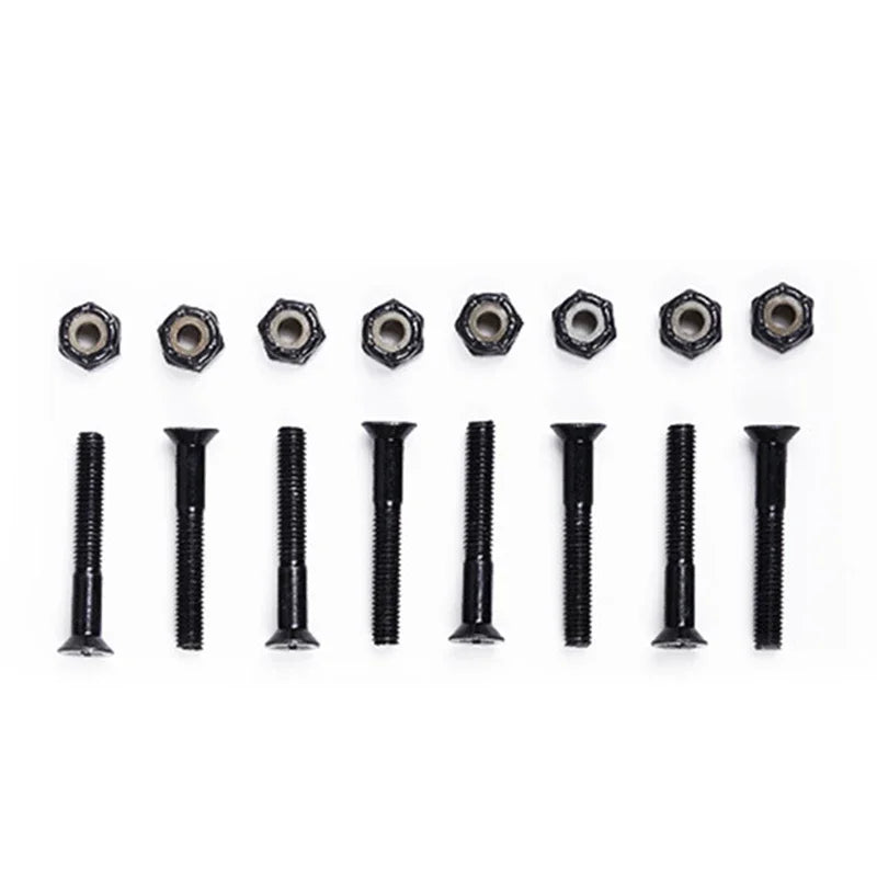 16-Piece Replacement Carbon Steel Screws and Nuts (M5 25mm / 28mm / 30mm)
