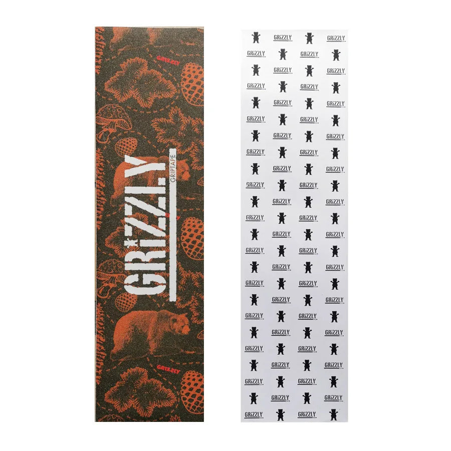Skateboard Deck Grip Tape, Grizzly Brand (33 x 9 inch, 33 inch, OS780 Perforated)