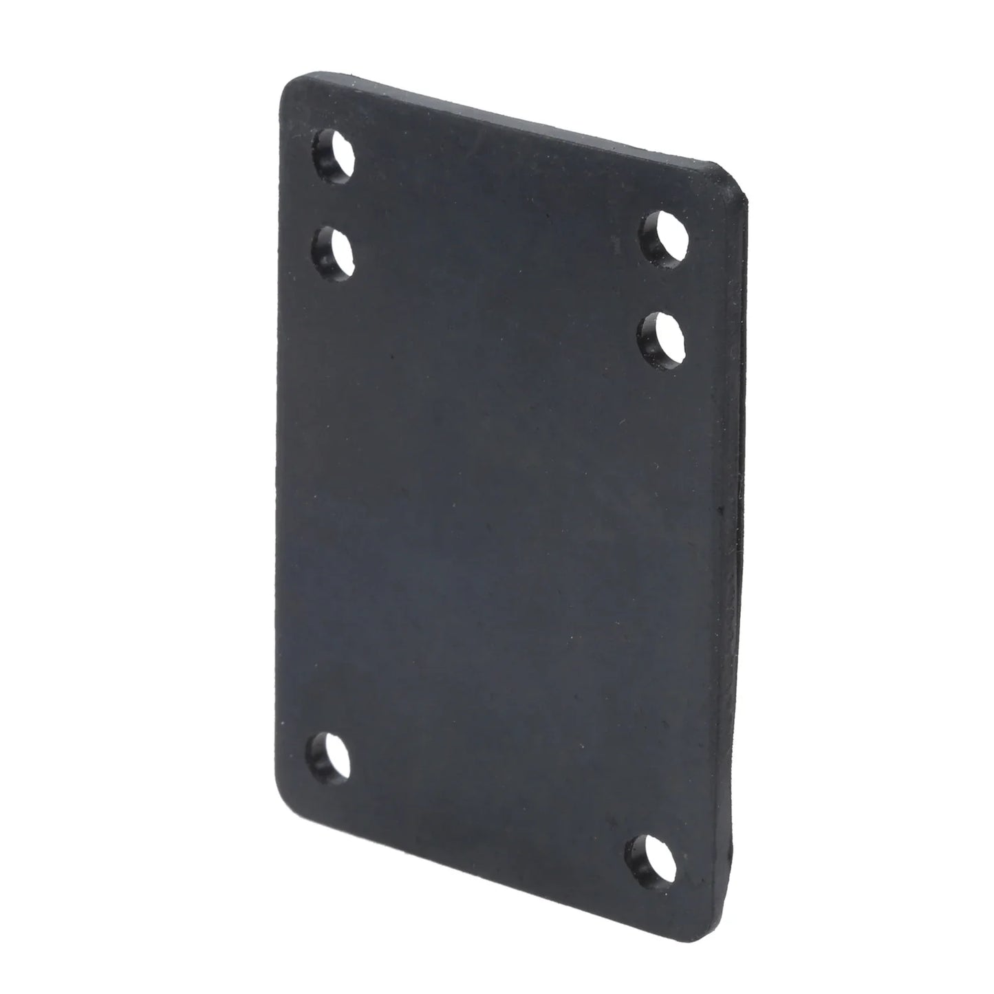 4-Piece Rubber Longboard Riser Shock Pads for Truck Mounting (76 x 55 mm, Black)