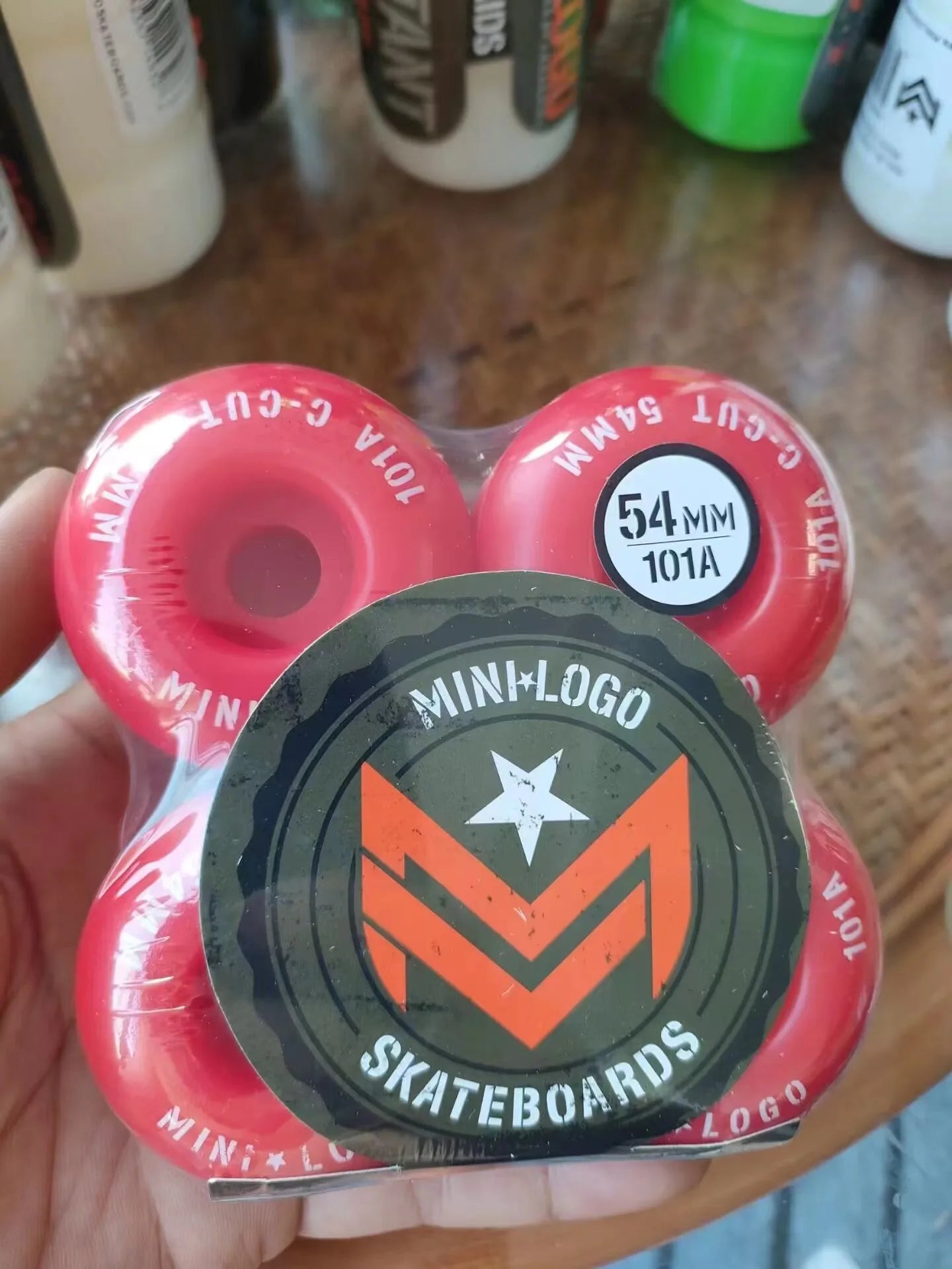 Mini Logo Skateboard Wheels (53mm, 54mm, 56mm, 58mm, 60mm, 90a, 95a, 101a) - 4 Pieces