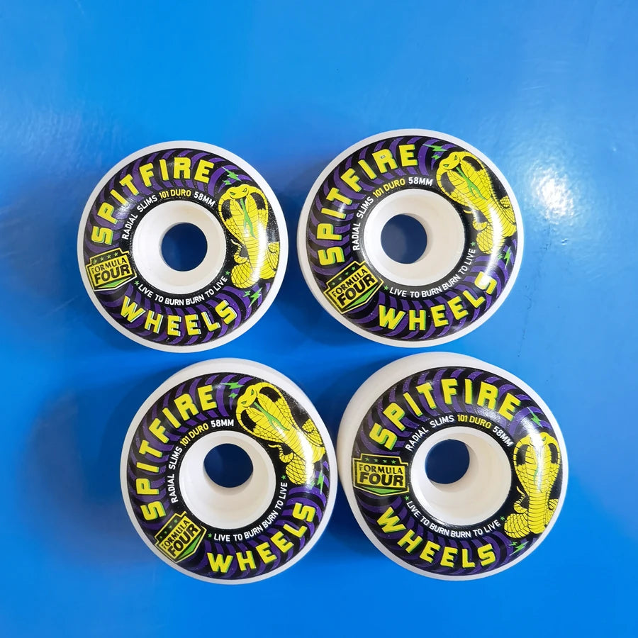Original Spitfire Skateboard Wheels (58mm, 52mm, 101duro, 53mm, 54mm, 56mm, 99duro, 80HD)