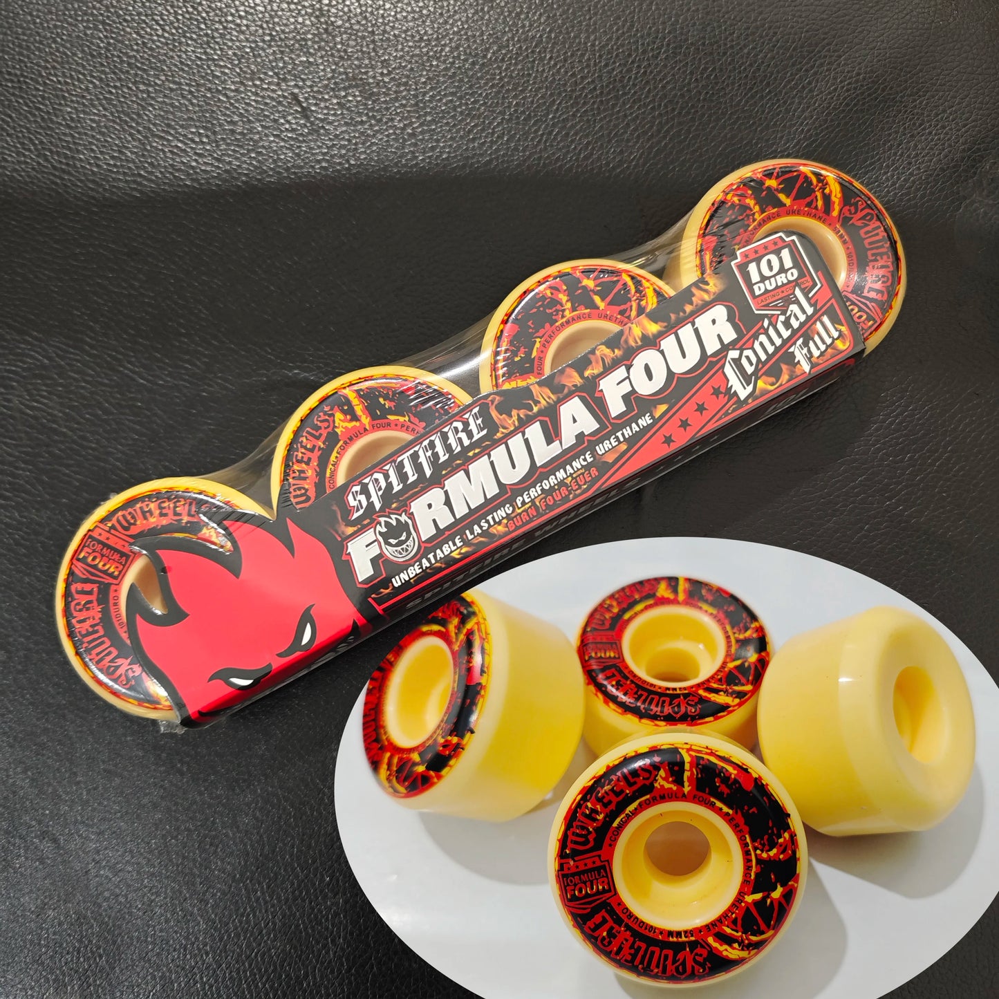 Original Spitfire Skateboard Wheels (58mm, 52mm, 101duro, 53mm, 54mm, 56mm, 99duro, 80HD)