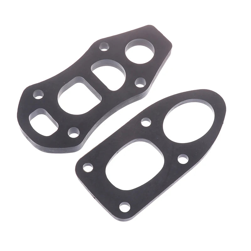 1-Piece Black PU Longboard Skateboard Riser Pads for Truck Mounting