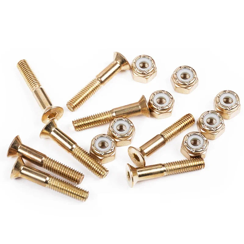 16-Piece Replacement Carbon Steel Screws and Nuts (M5 25mm / 28mm / 30mm)