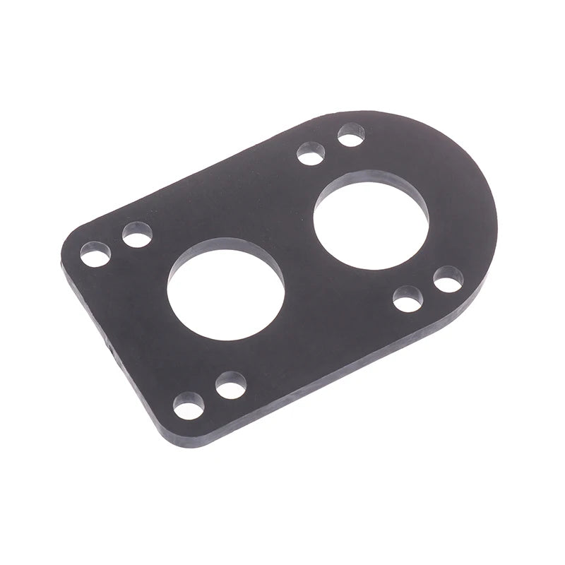 1-Piece Black PU Longboard Skateboard Riser Pads for Truck Mounting