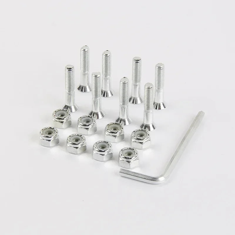 Skateboard Trucks Screws, Mounting Bolts, Anti-Rust, Durable (M5 x 25 / 29 / 32 / 38 / 44 / 50mm)