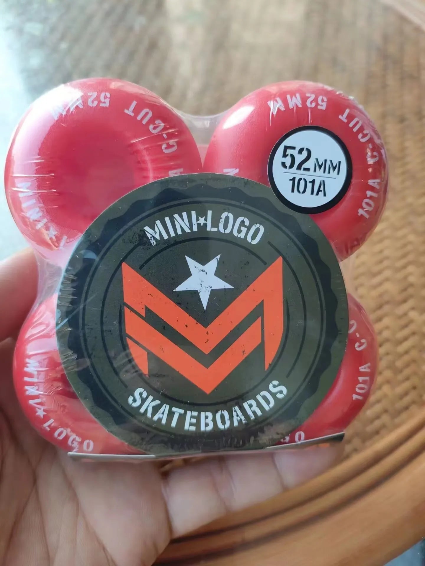 Mini Logo Skateboard Wheels (53mm, 54mm, 56mm, 58mm, 60mm, 90a, 95a, 101a) - 4 Pieces