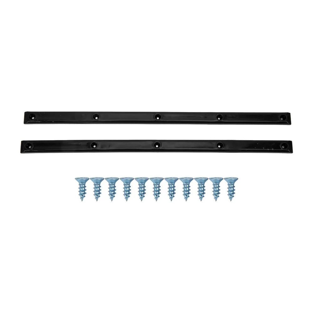 2-Piece Durable ABS Rib Bones, Rails, Colorful, Skateboard Rail Guards (36.5 x 1.7 cm)