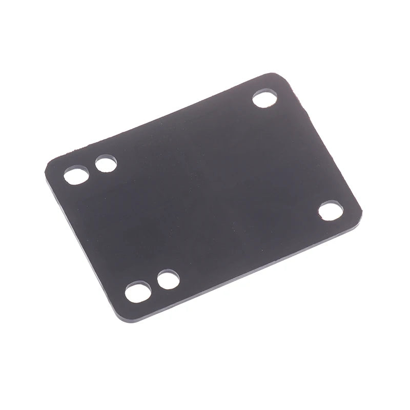 1-Piece Black PU Longboard Skateboard Riser Pads for Truck Mounting