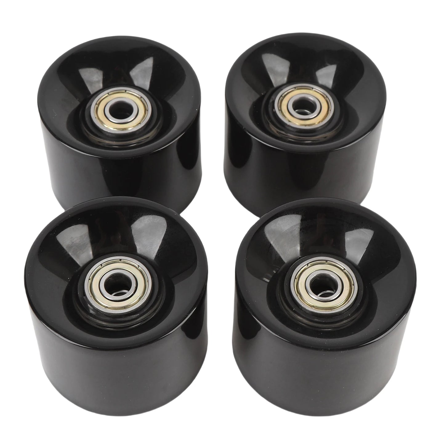Skateboard Wheels, High Elasticity, PU, With Bearings (60 x 45mm)