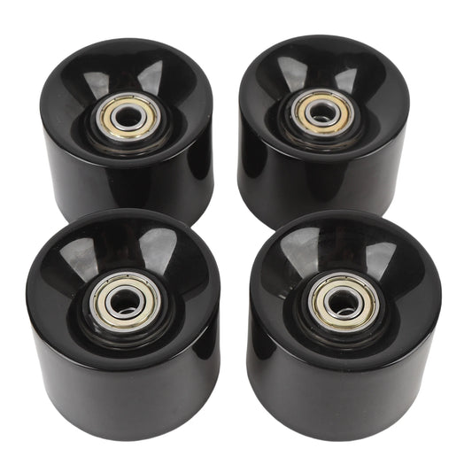 Skateboard Wheels, High Elasticity, PU, With Bearings (60 x 45mm)