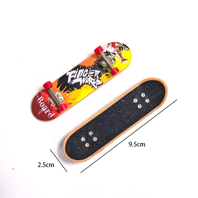 DIY Finger Skateboard Scene Venue Combination Sets Skate Park Ramp Parts Professional Tech Deck Novelty Toys Gift For Kids Child