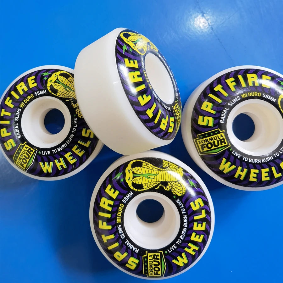 Original Spitfire Skateboard Wheels (58mm, 52mm, 101duro, 53mm, 54mm, 56mm, 99duro, 80HD)