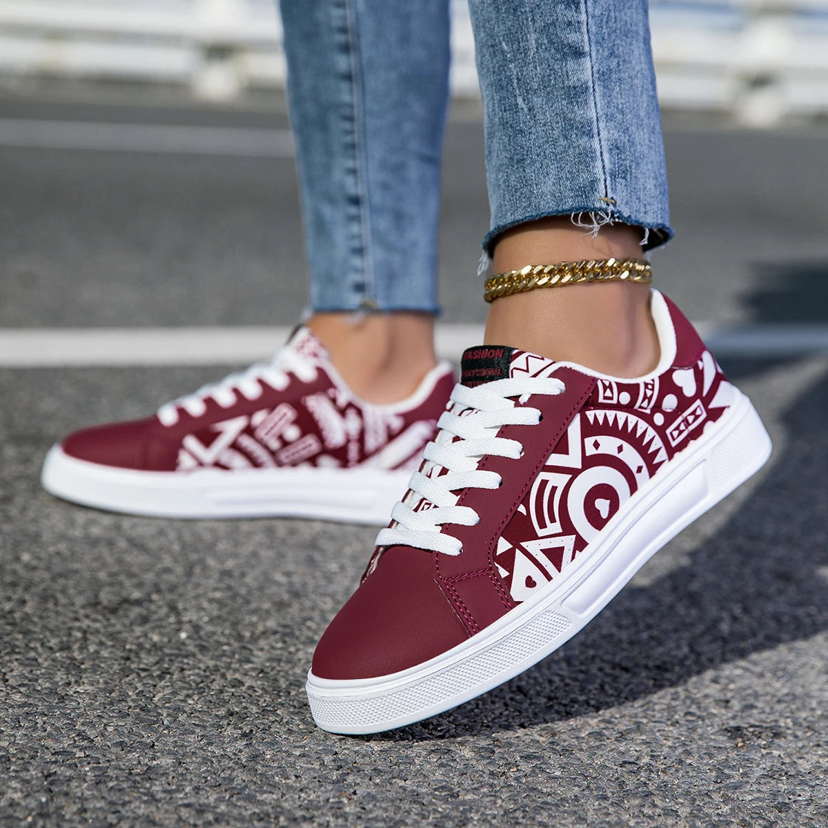 YRZL Women's Lightweight Skateboard Shoes