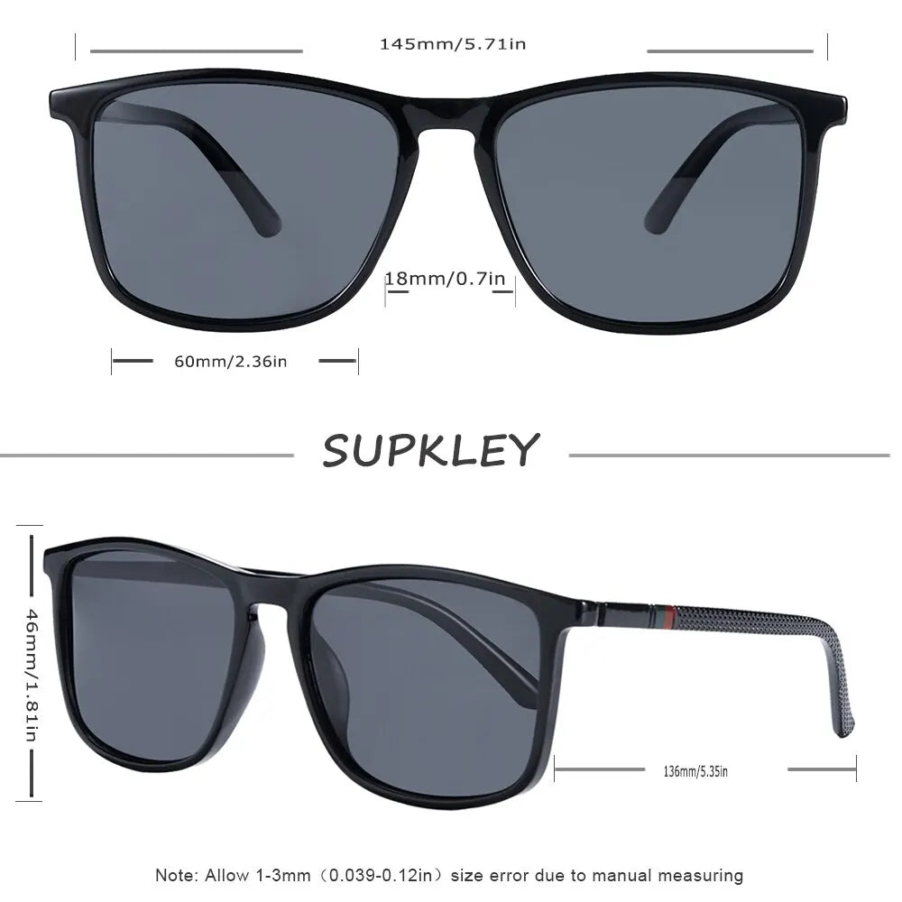 SUPKLEY Sports Sunglasses for Men, Polarized, Comfortable