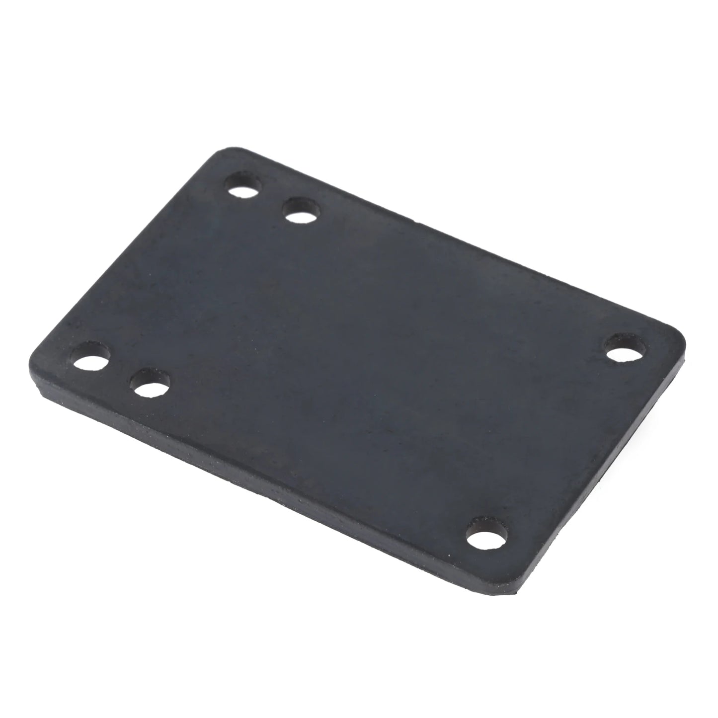 4-Piece Rubber Longboard Riser Shock Pads for Truck Mounting (76 x 55 mm, Black)
