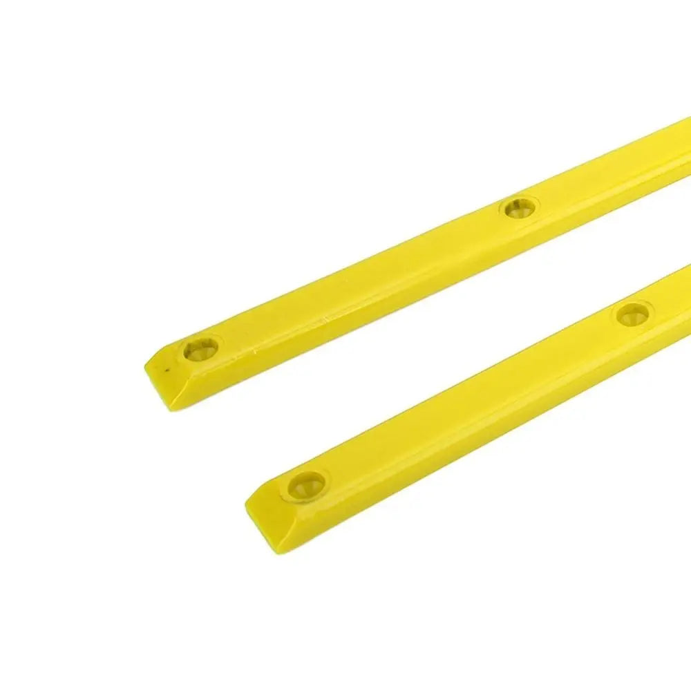 2-Piece Durable ABS Rib Bones, Rails, Colorful, Skateboard Rail Guards (36.5 x 1.7 cm)