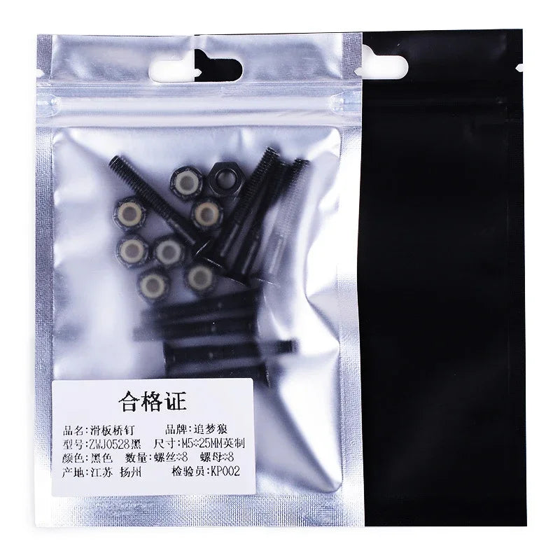 16-Piece Replacement Carbon Steel Screws and Nuts (M5 25mm / 28mm / 30mm)