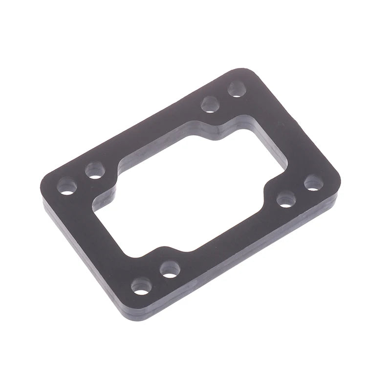 1-Piece Black PU Longboard Skateboard Riser Pads for Truck Mounting