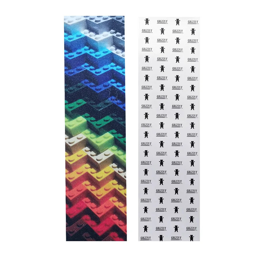 Skateboard Deck Grip Tape, Grizzly Brand (33 x 9 inch, 33 inch, OS780 Perforated)
