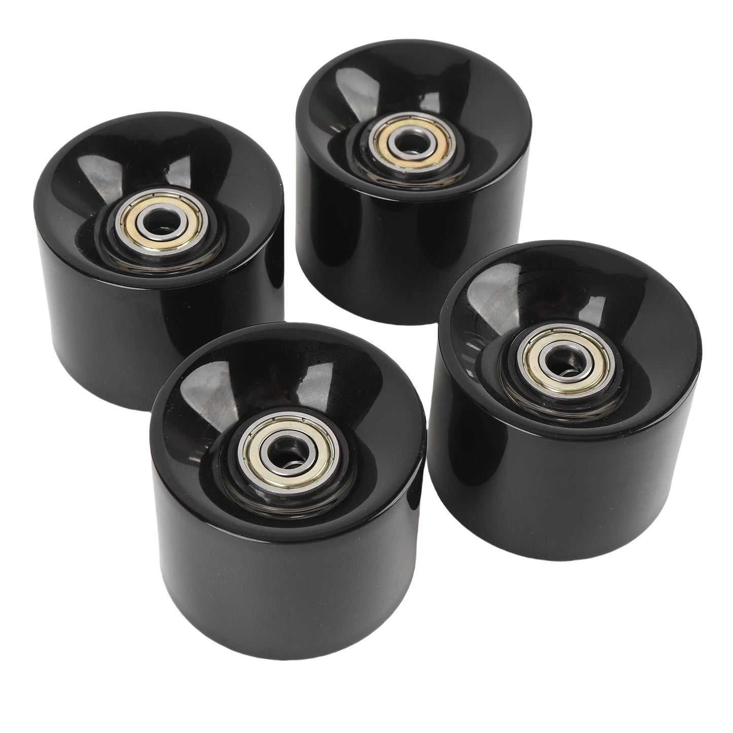 Skateboard Wheels, High Elasticity, PU, With Bearings (60 x 45mm)