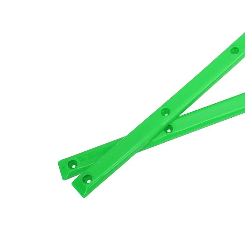 2-Piece Durable ABS Rib Bones, Rails, Colorful, Skateboard Rail Guards (36.5 x 1.7 cm)