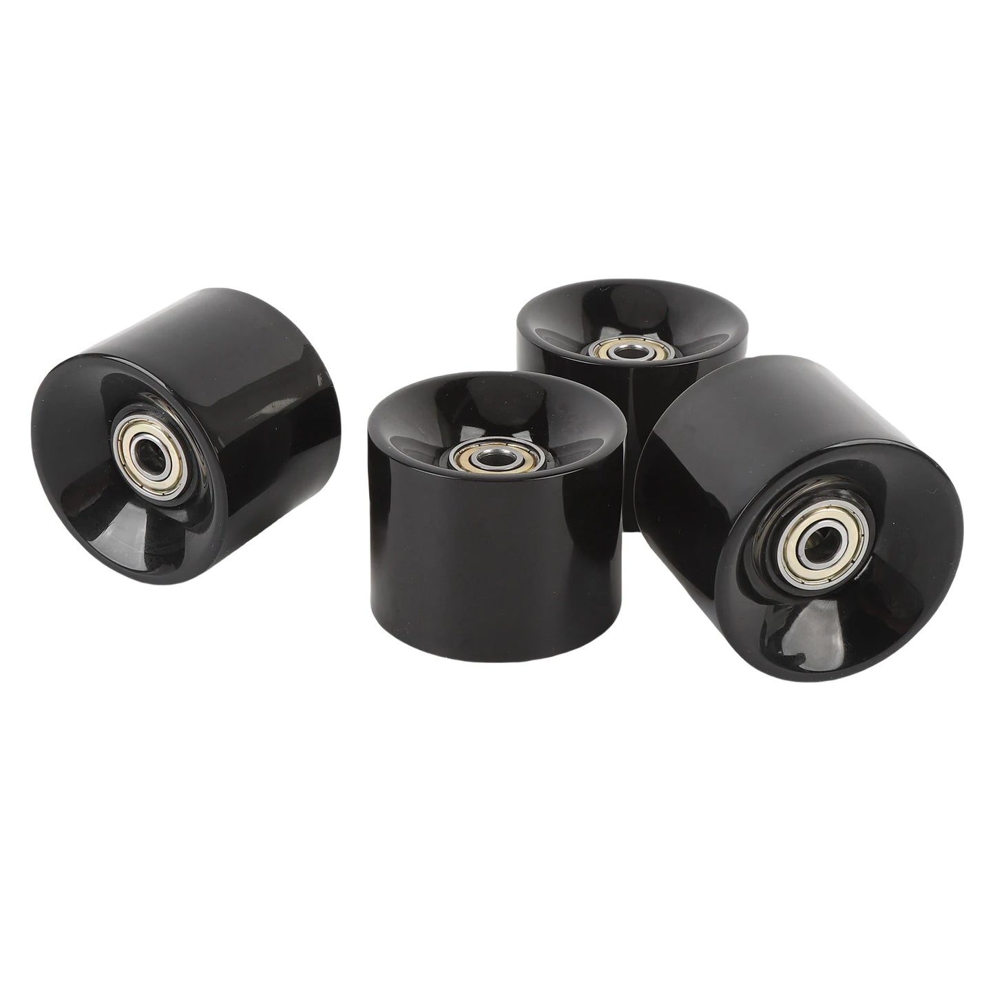 Skateboard Wheels, High Elasticity, PU, With Bearings (60 x 45mm)