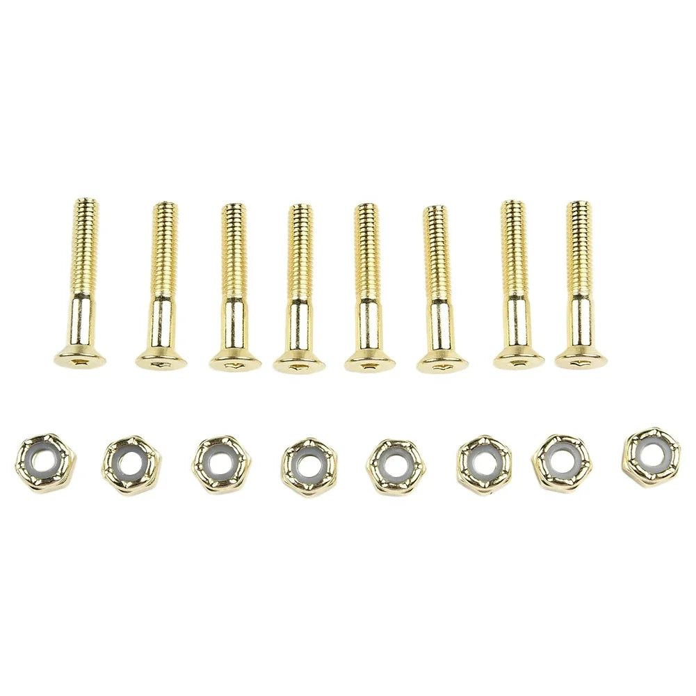 16-Piece Replacement Carbon Steel Screws and Nuts (M5 25mm / 28mm / 30mm)