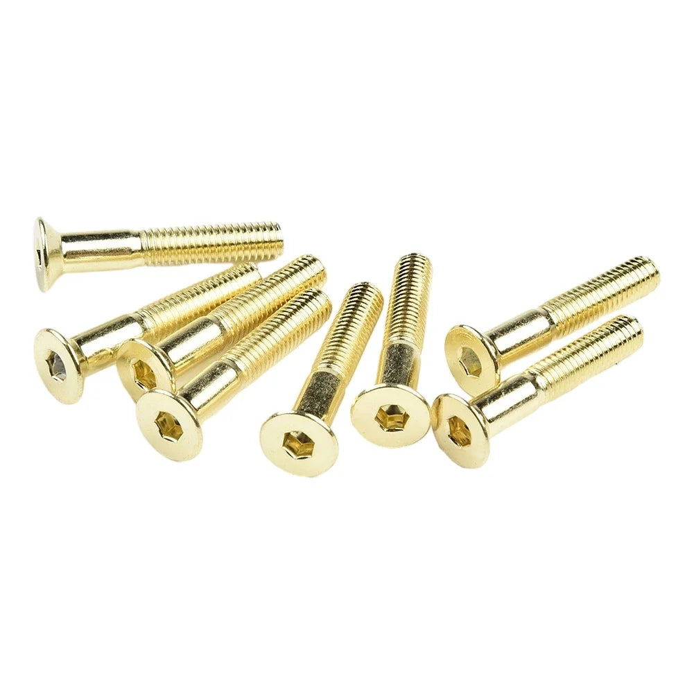 16-Piece Replacement Carbon Steel Screws and Nuts (M5 25mm / 28mm / 30mm)