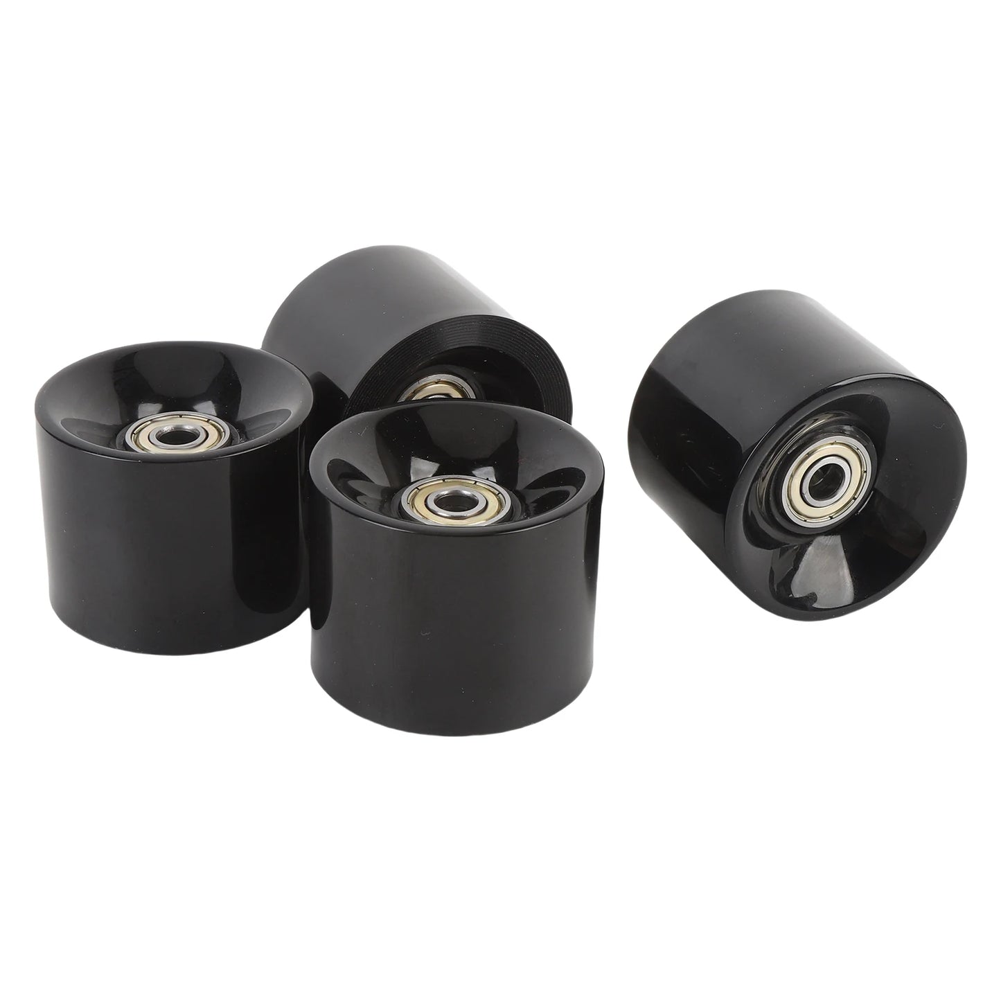 Skateboard Wheels, High Elasticity, PU, With Bearings (60 x 45mm)