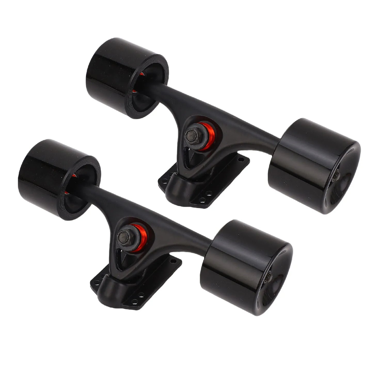 7-Inch Aluminum Alloy Skateboard Trucks with Wheels (65 x 51mm)