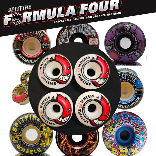 Original Spitfire Skateboard Wheels (58mm, 52mm, 101duro, 53mm, 54mm, 56mm, 99duro, 80HD)