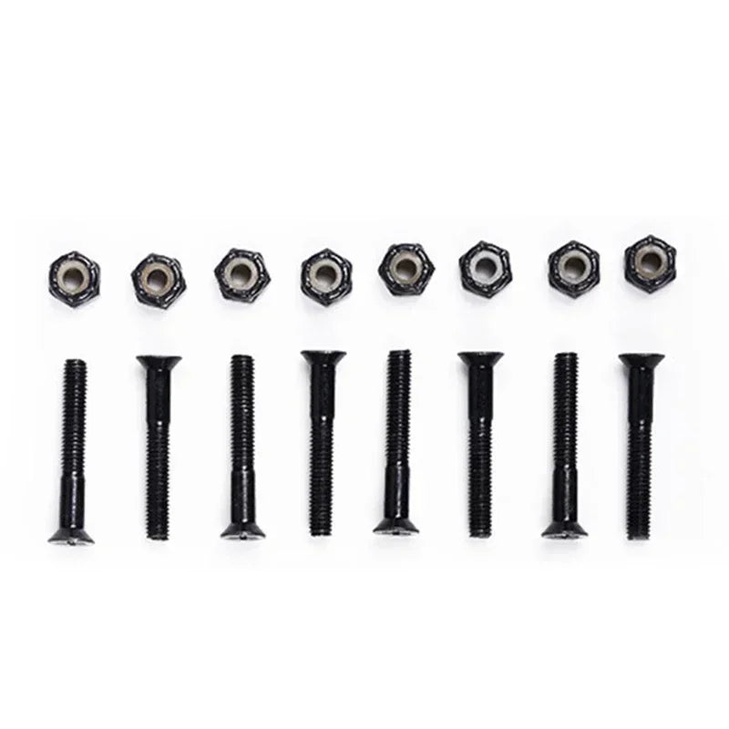 16-Piece Replacement Carbon Steel Screws and Nuts (M5 25mm / 28mm / 30mm)
