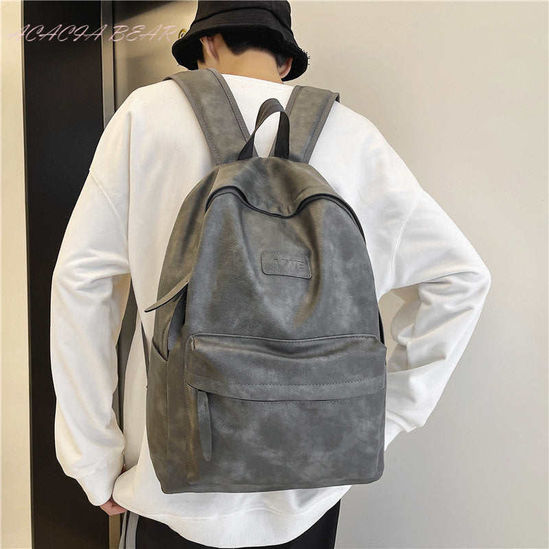 High Quality Solid Color Fashion Backpack