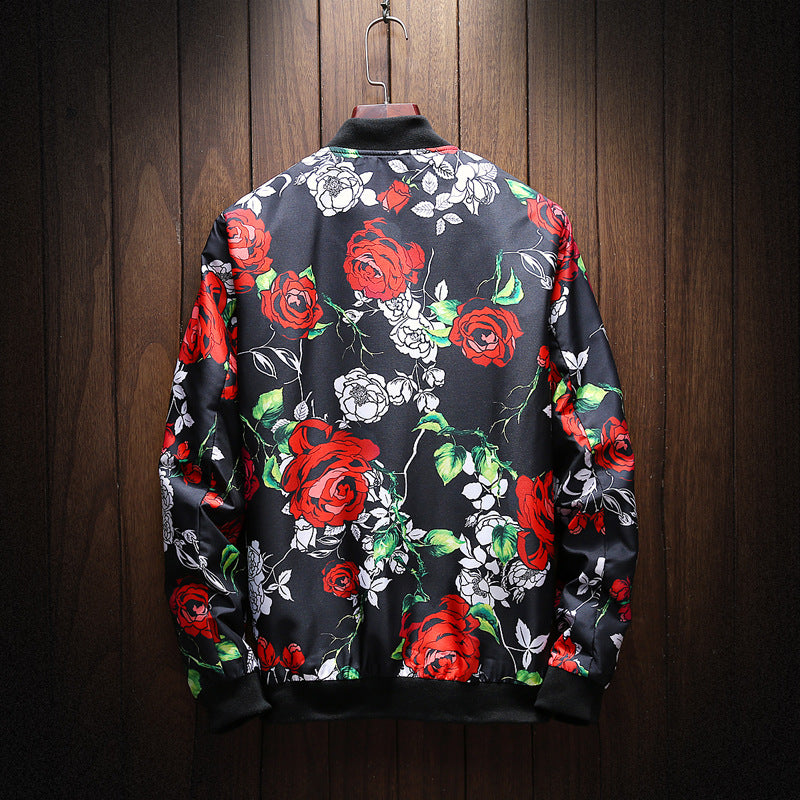 Trendy Men's Jacket with Stylish Print Design