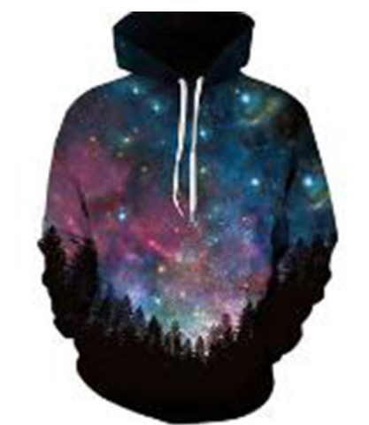 Men's 3D-Printed Hoodie