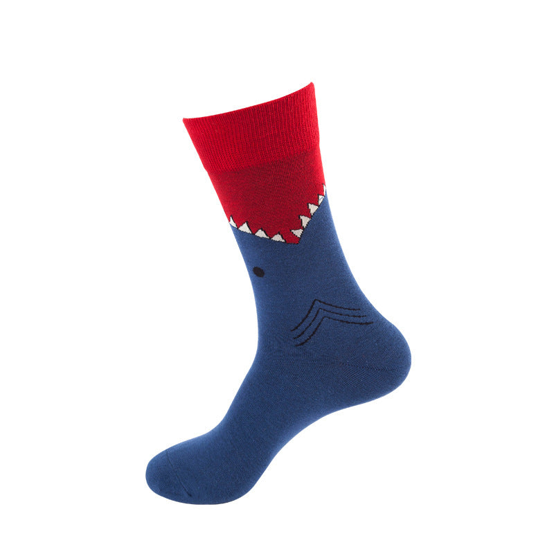 Colorful High-Cut Floral Socks for Skateboarding