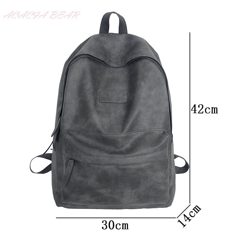 High Quality Solid Color Fashion Backpack