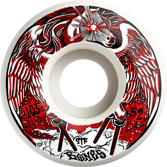 Bones Wheels Street Tech Formula STF Skateboard Wheels Peg-Leg-Asus 52mm 103A V1 Standard