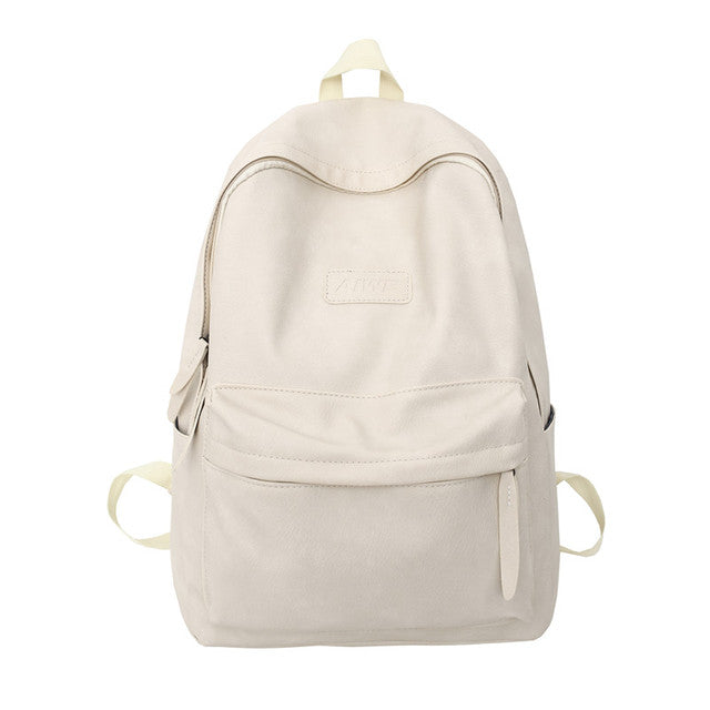 High Quality Solid Color Fashion Backpack