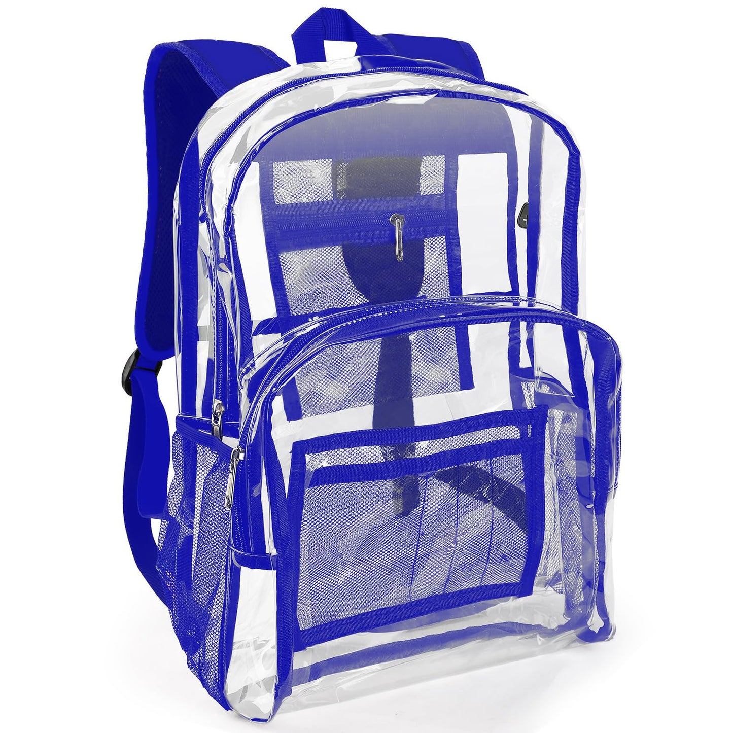 Clear Backpack, Stadium Approved, Heavy Duty, See-Through Transparent Plastic