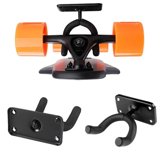 Universal Skateboard Hook, Deck Display Wall Mount, Horizontal Hanger Rack, Stable, Sturdy